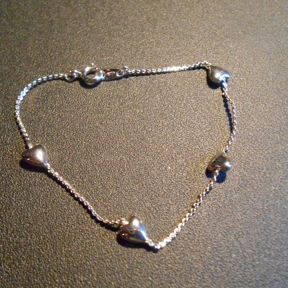 Silver Heart Bracelet